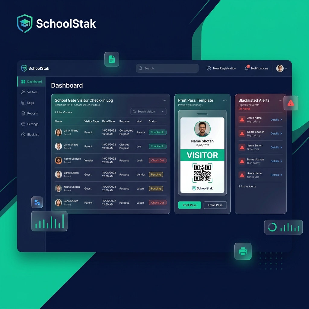 SchoolStak Visitor Management Module